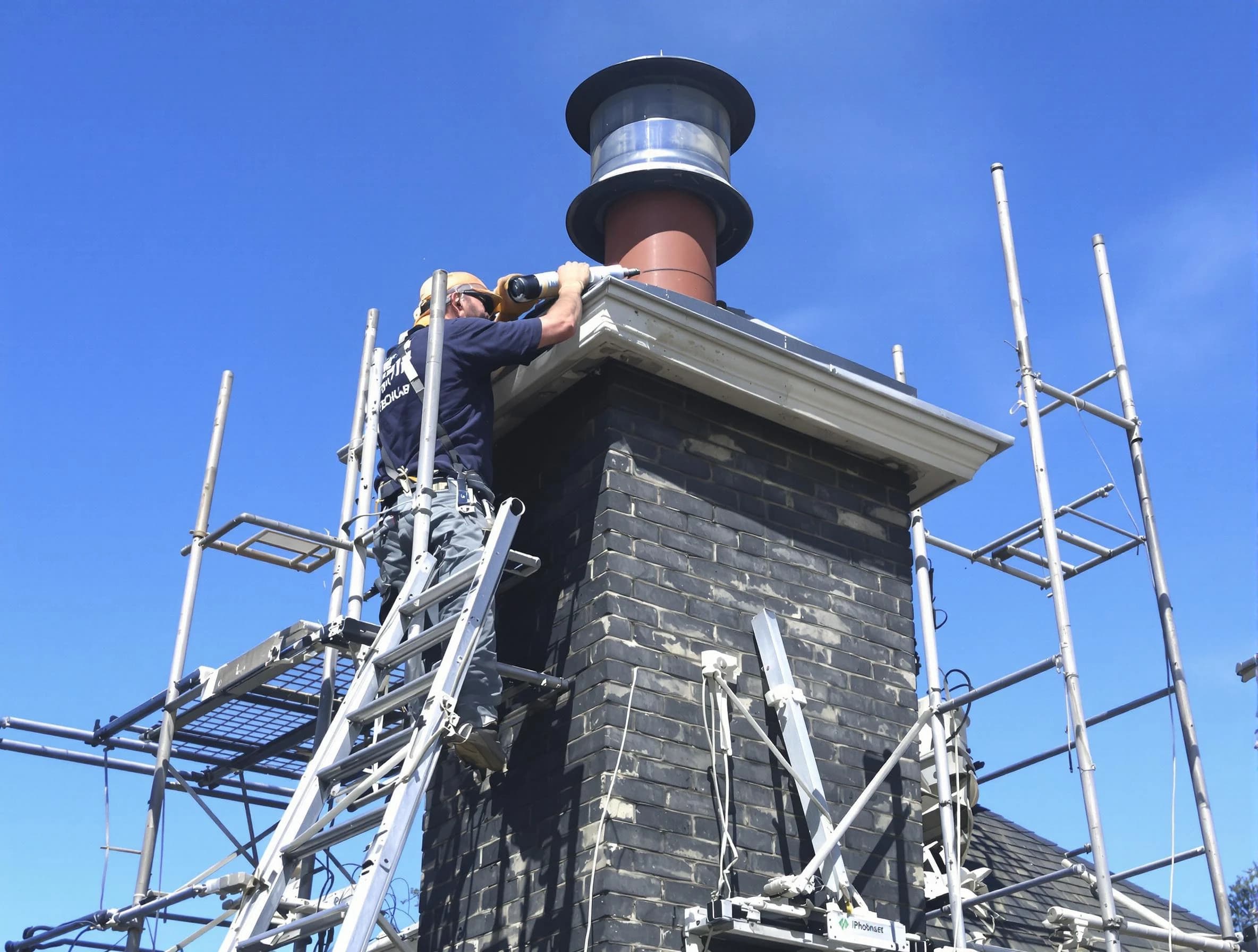 Sturdy chimney crown finished by Belleville Chimney Sweep in Belleville, NJ