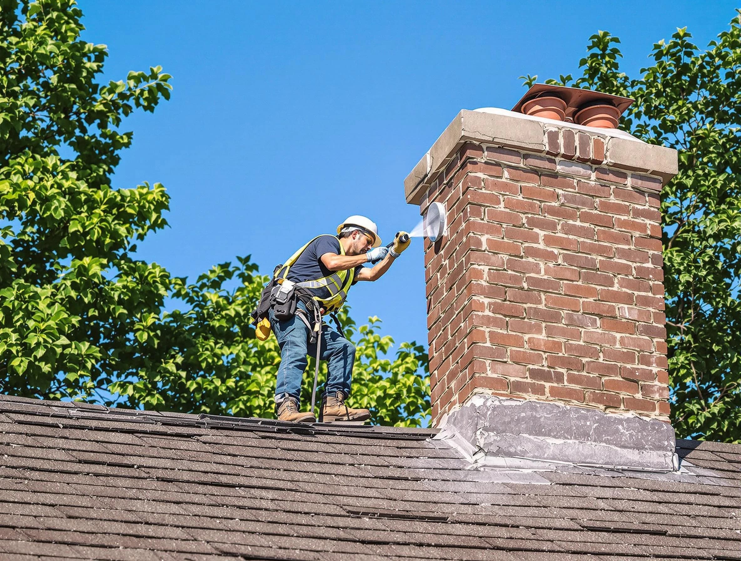 Belleville Chimney Sweep performing an inspection with advanced tools in Belleville, NJ