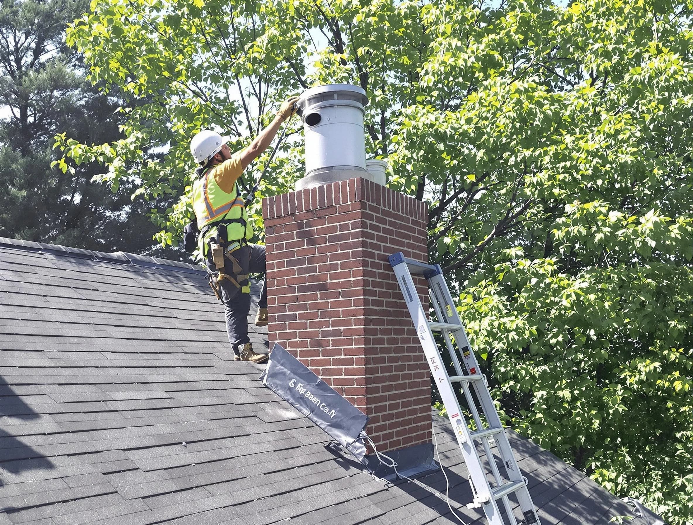 Chimney liner inspection by Belleville Chimney Sweep in Belleville, NJ