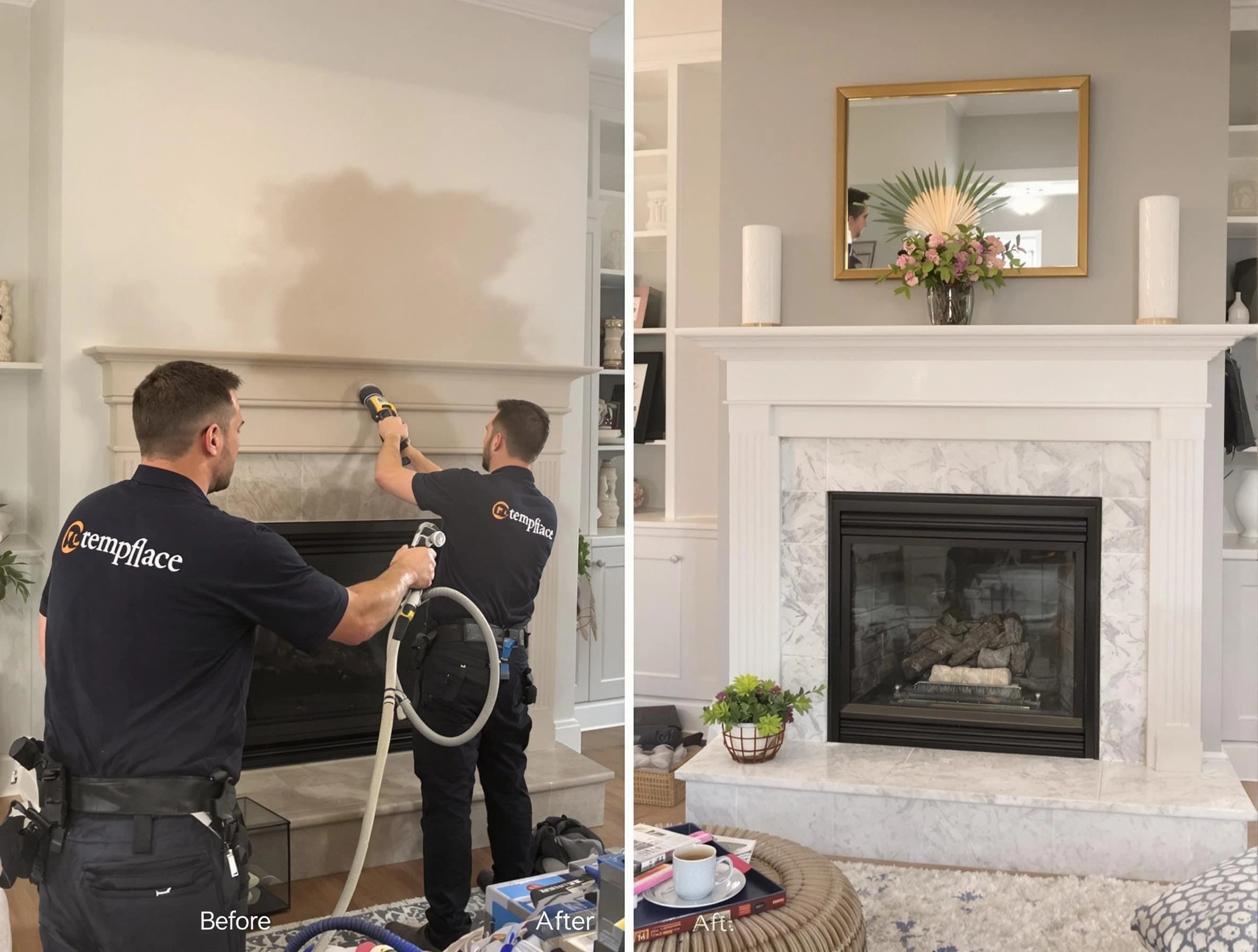 Professional soot removal by Belleville Chimney Sweep team in Belleville, NJ
