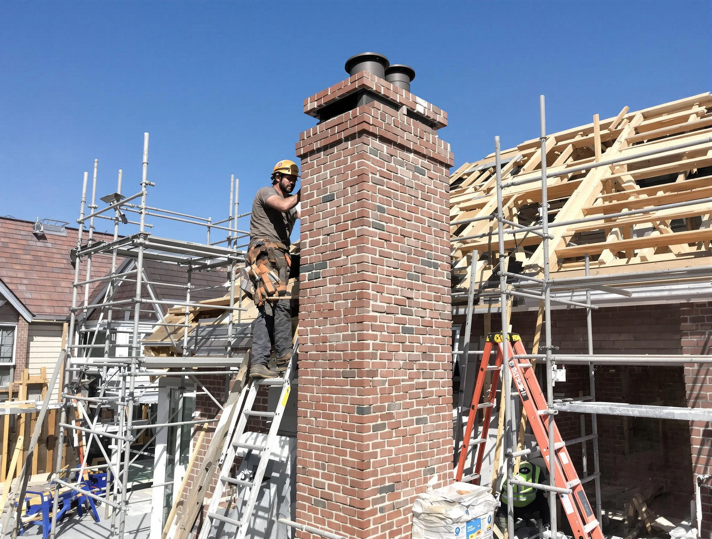 New chimney installation completed by Belleville Chimney Sweep in Belleville, NJ