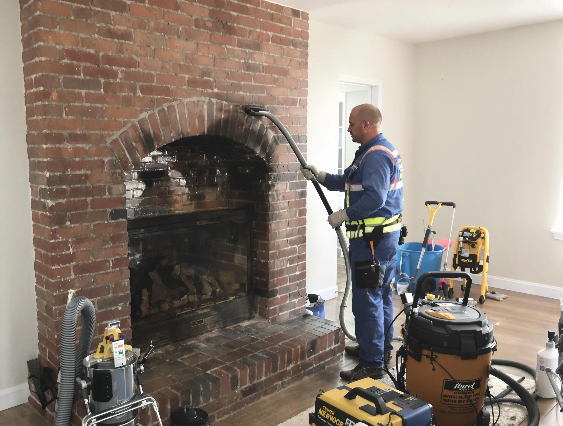 Belleville Chimney Sweep expert performing detailed chimney sweep in Belleville, NJ