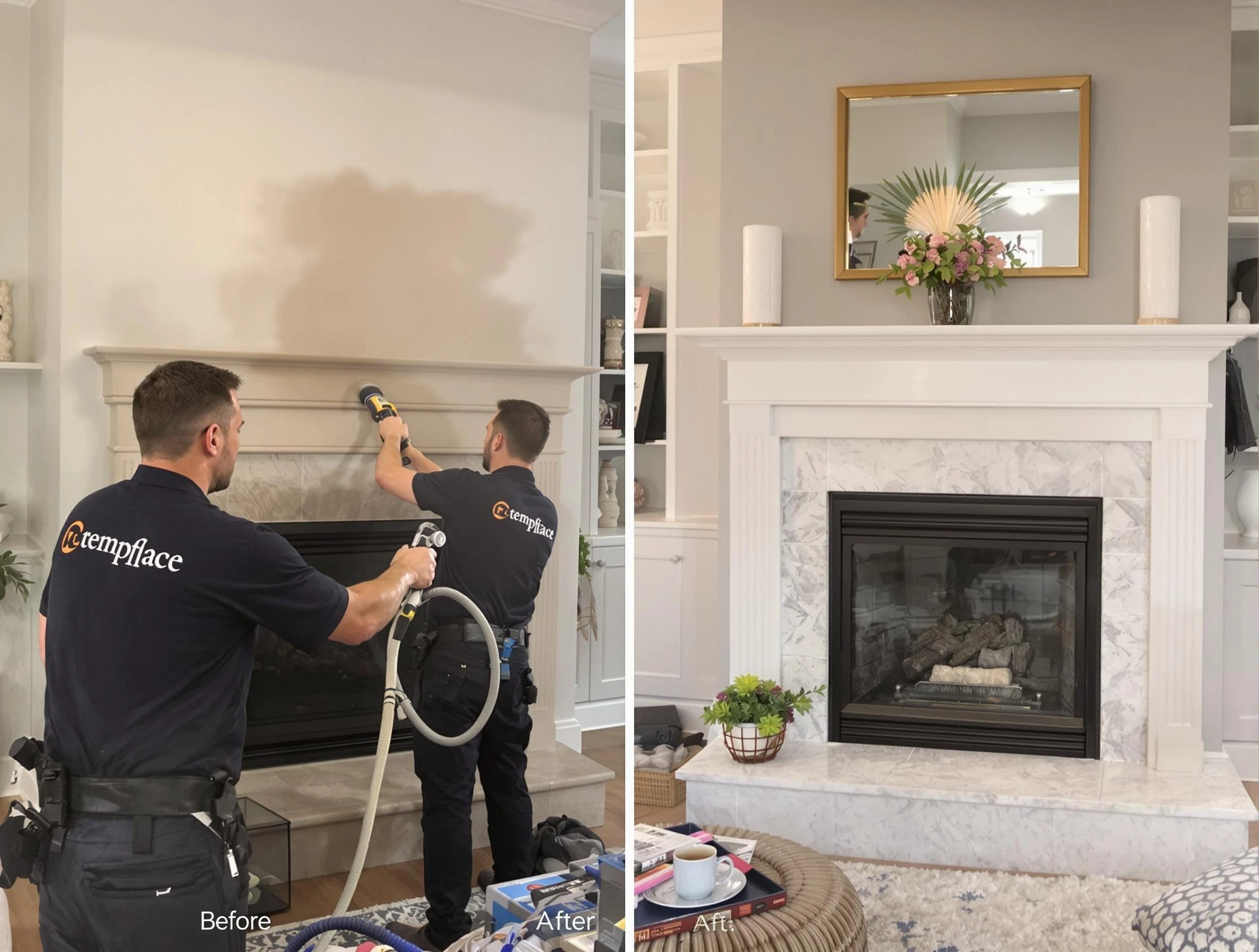Professional soot removal by Belleville Chimney Sweep team in Belleville, NJ